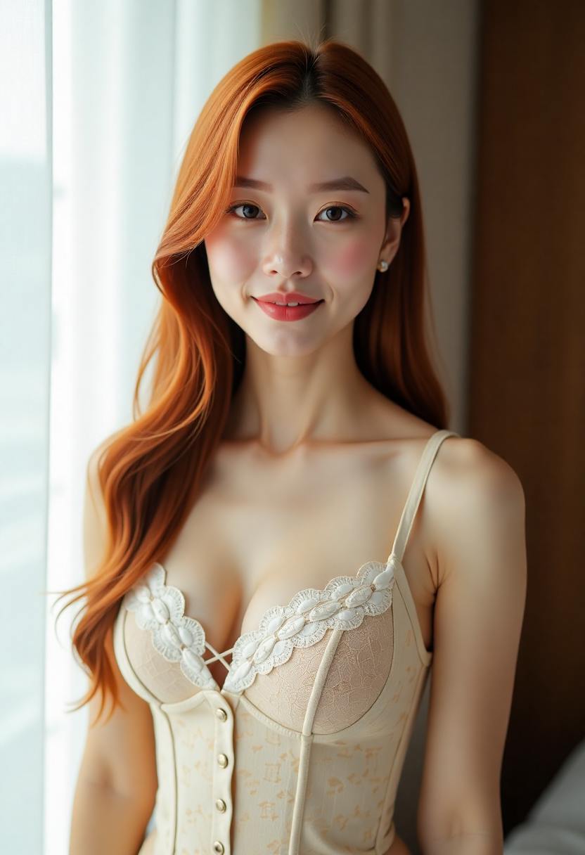 刘海与亚麻