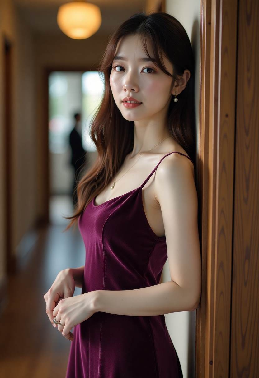 短发亚麻灰海报